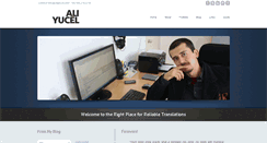Desktop Screenshot of aliyucel.com